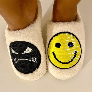 Comfort meets Cool Exploring the Comfort and Versatility of Preppy Smiley Face Slippers